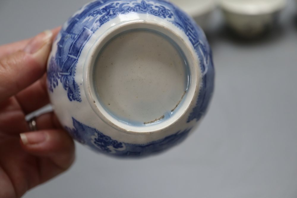 Six Chinese porcelain cups or tea bowls